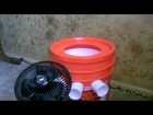 Homemade Air Conditioner DIY   The 5 Gallon Bucket Air Cooler! DIY  can be solar powered!
