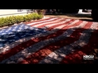 San Jose Couple Paints American Flag On Lawn To Deal With Drought