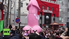 Japan: Giant phalluses pop out for penis festival