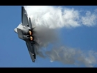 F-22 Raptor In Action - F-22 Raptor Planes Vertical Take Off, Sonic Boom Sound Barrier Breaks & CO