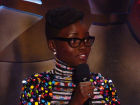 Oscar Winner Lupita Nyong'o Presents The Award For Best Transformation.