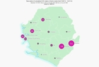 Time series showing Cumulative Ebola Virus Disease cases in Sierra Leone (11 May to 12 November 2014)