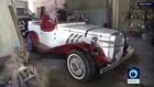 Palestinian's classic car replica turns heads in Gaza