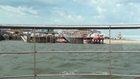 Docking is  an art form,Fleetwood Knot end Ferry