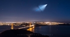 Missile launch over San Francisco