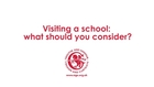 St George's School - Visiting a school what to look out for