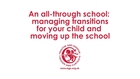St George's School - Managing the transitions