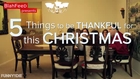 5 Things to be Thankful for This Christmas