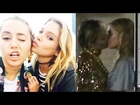Miley Cyrus: Makin' Out with Hot Victoria's Secret Model (PHOTO/VIDEO)