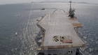 Drone video of the former USS Ranger,  Bay of Panama