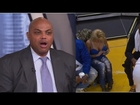 Charles Barkley Makes Fun Of Girl With Big Boobs Sitting Courtside