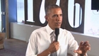 Obama talks about  consistent  job growth