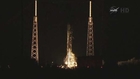Falcon 9 rocket launches enroute to ISS