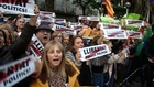 Protesters flood Barcelona demanding release of imprisoned leaders