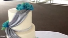 Benjamin Landa | Silver and blue wedding cake