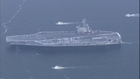 Aircraft Carrier USS Ronald Reagan Arrives in Japan.