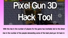 Pixel Gun 3D Hack