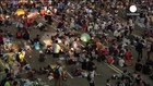 Hong Kong leaders ask pro-democracy demonstrators to leave peacefully
