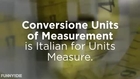 About Measurement Conversion
