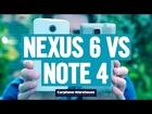 Nexus 6 vs Samsung Galaxy Note 4 – phablet comparison