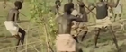Primitive Native Tribesmen Hunt Big Game in Africa