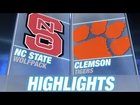 NC State vs Clemson | 2014-15 ACC Men's Basketball Highlights