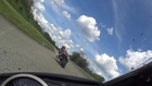 Insane Bike Crash - Motorcycle Launches and Hits Rider in Face