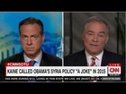 Jake Tapper reminds Tim Kaine he once called Obama's Syria policy 'a joke'