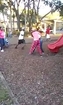 Playground fight, Couple both throwing punches