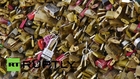 France: Almost a million 'love locks' removed from Ponts-des-Arts Bridge