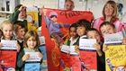 Banners Over Pool - Tour de France Community Arts Project - ITV Calendar News