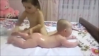 Cutest baby massage ever