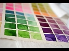 Watercolor painting - color charts