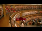 What does sales mean?