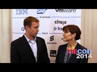 @TiEcon 2014 Media Lounge TiE50: Scott Shrake of Vicinity Health Interviews with Leigh Wasson