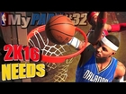 NBA 2K16 NEEDS #2 - Dribble Animations, Got Next, & Teammate A.I.