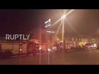 USA: Bank set on fire during Milwaukee police shooting riots