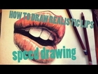 Speed drawing of lips! - (how to draw lips)