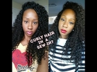 Curly Hair for a Sew In?? Tutorial