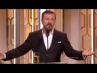 Ricky Gervais Hosting Golden Globes 2016- All his funny bits and monologue edited together