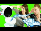 TOILET TROUBLE Gross Potty Board Game 💩 Family Fun Night Game Challenge + Poop Emoji DisneyCarToys