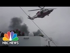 Raw Video Of Burning Ferry Rescue | NBC News