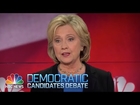 Hillary Clinton's Opening Statement | Democratic Debate | NBC News-YouTube