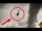 Helicopter Sucked Into Tornado