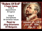 Rulers Of Evil - Chapter 5 & 6 'Appointment at Cyprus' &  'The Epitome of Christian Values'