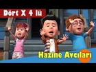 Dört Çarpı Dörtlü -  Hazine Avcıları bölüm | Kids Cartoon Movie