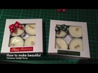 How to make beautiful Christmas Tealight Gift Boxes (HD 720p) [Phil's Crafts]