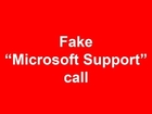 Microsoft Tech Support Scam Phone Call