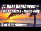 BEETHOVEN 5. Classical Piano Music for Studying Reading video Sonata N9, N12, Pathetique Study songs