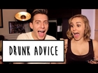 DRUNK ADVICE WITH RIYADH K | Hannah Witton